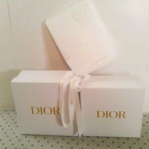 Dior -empty boxes included ribbon and tissue paper , 2 boxes   NEW